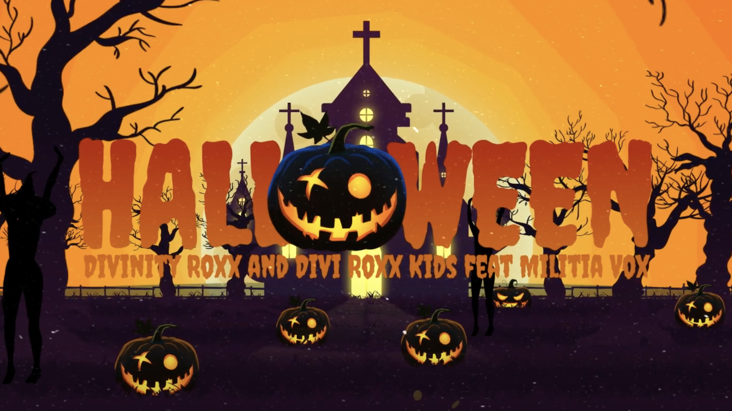 Halloween Music Divinity Roxx and Divi Roxx Kids ft Militia Vox Official Video